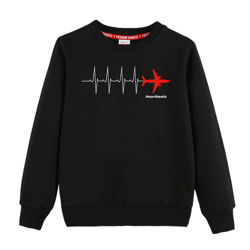 Aviation Heartbeats Designed "CHILDREN" Sweatshirts