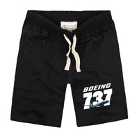 Thumbnail for Super Boeing 737+Text Designed Cotton Shorts