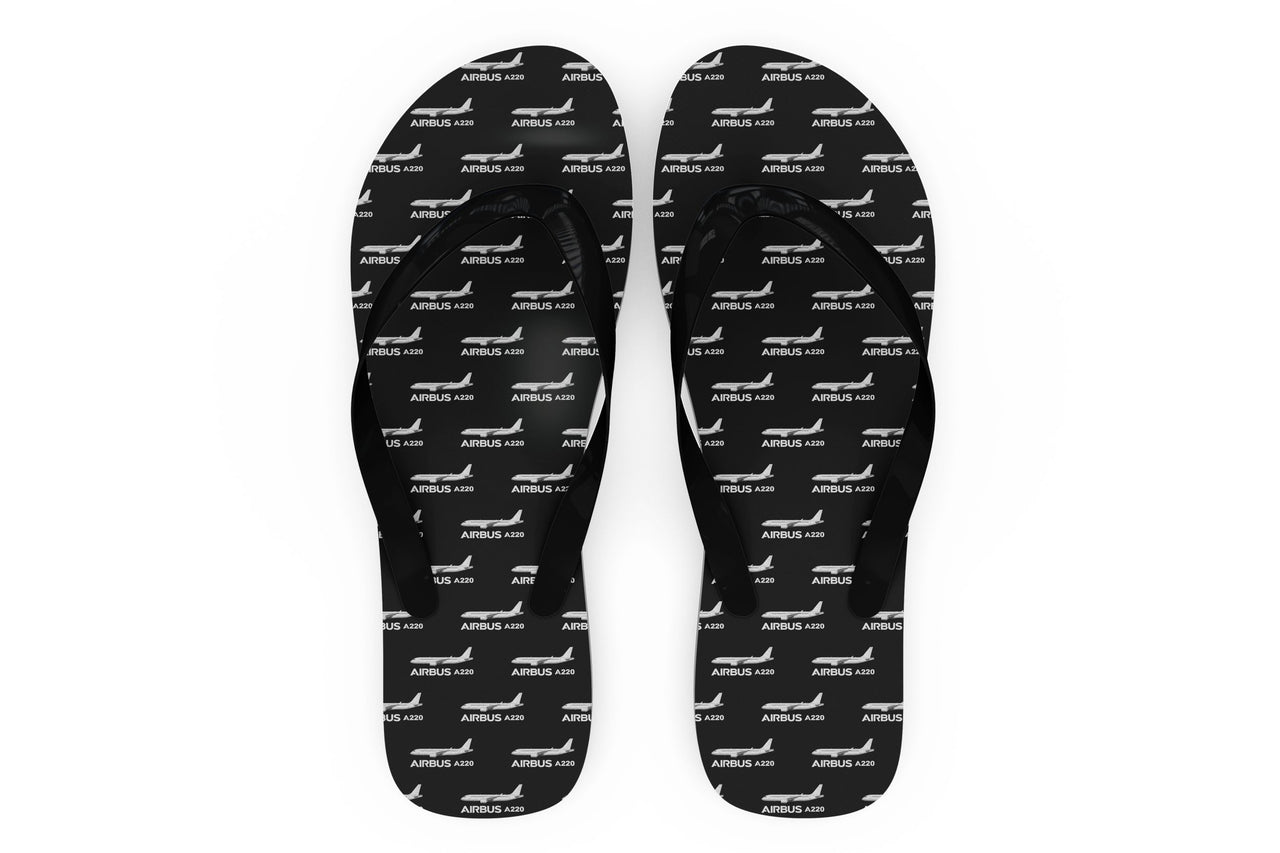 The Airbus A220 Designed Slippers (Flip Flops)