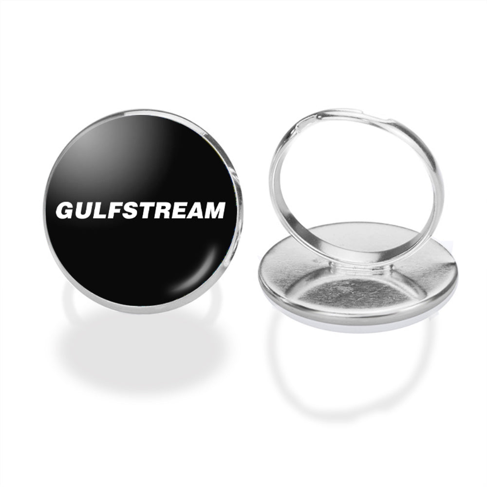 Gulfstream & Text Designed Rings