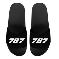Thumbnail for 787 Flat Text Designed Sport Slippers