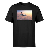 Thumbnail for Super Cruising Airbus A380 over Clouds Designed T-Shirts