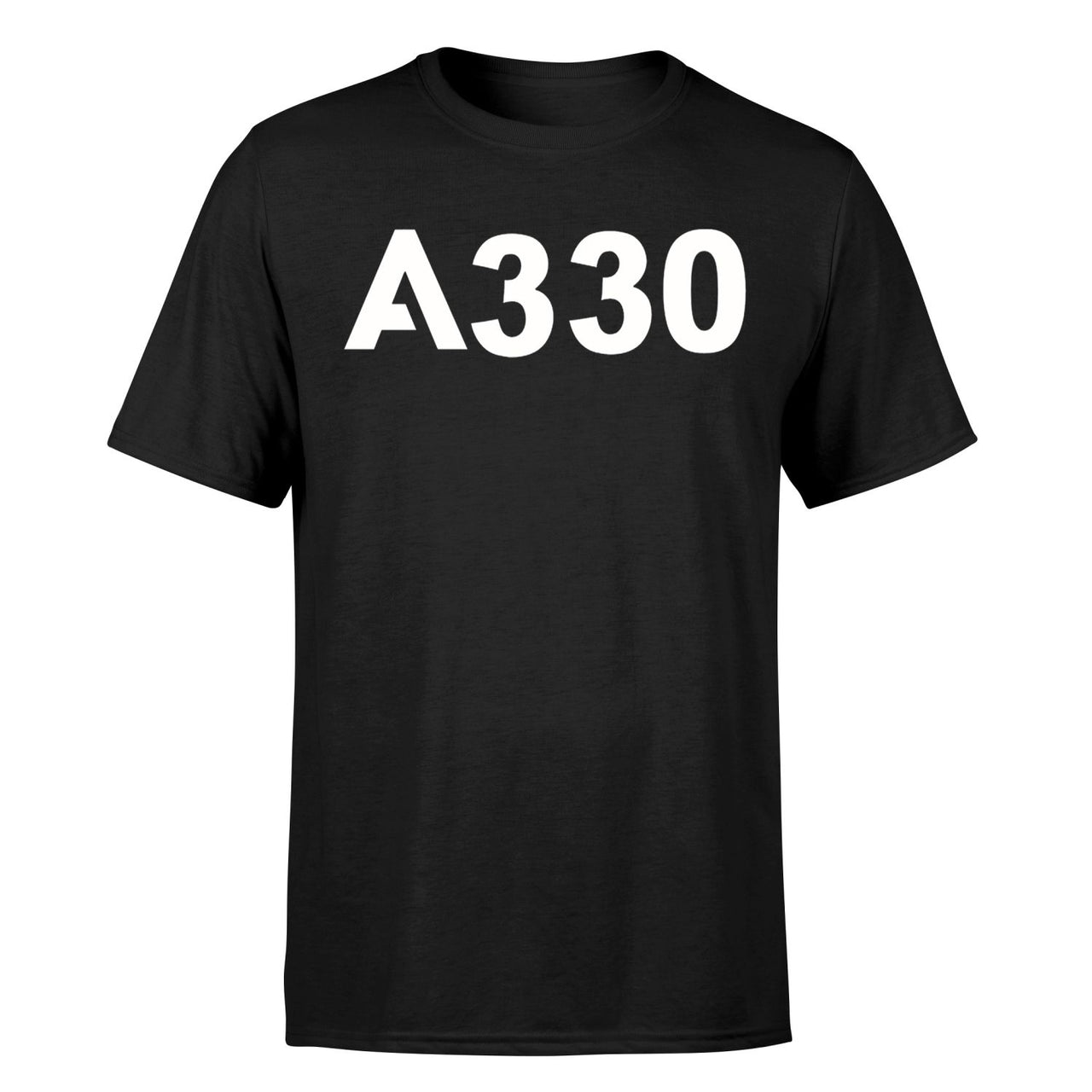 A330 Flat Text Designed T-Shirts