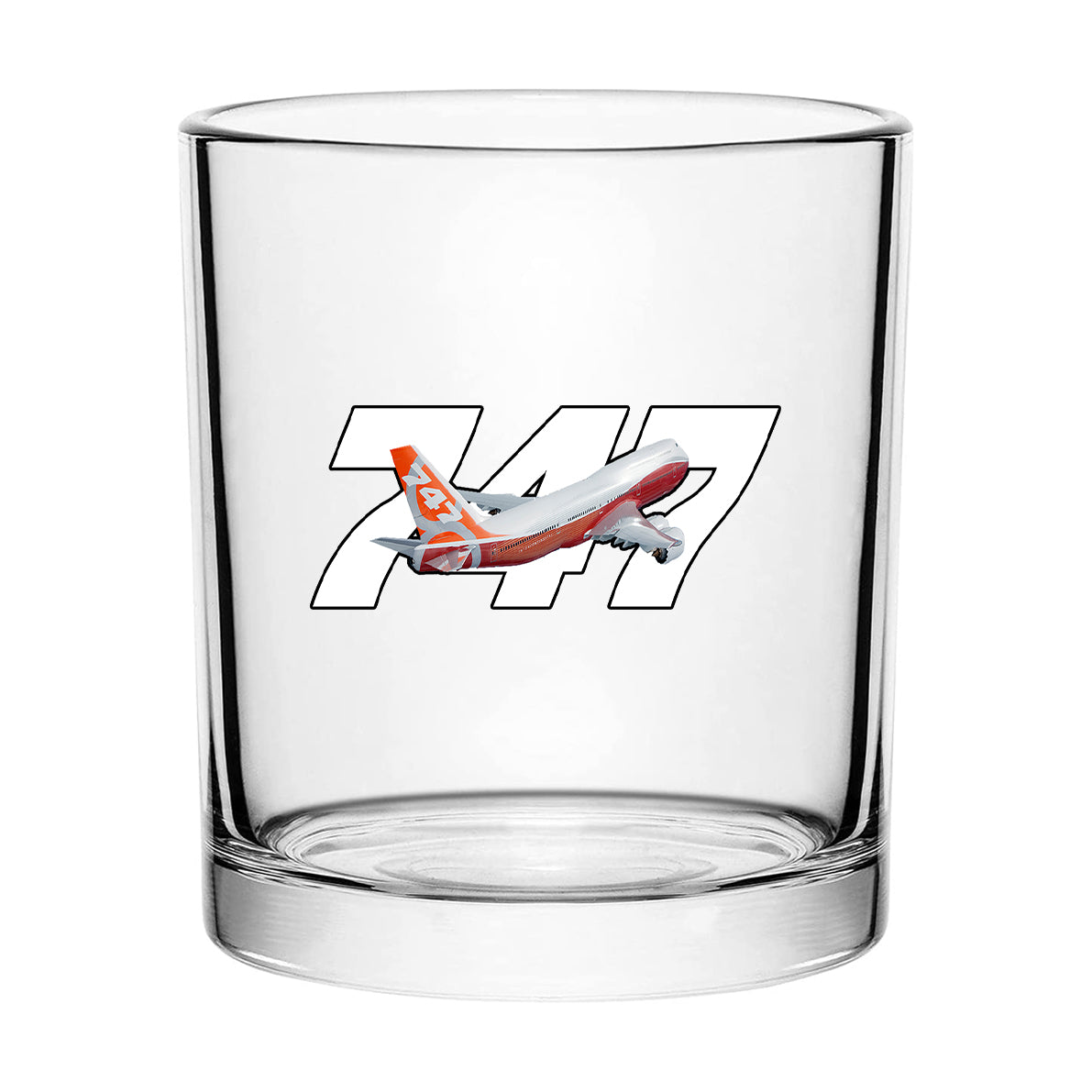 Super Boeing 747 Intercontinental Designed Special Whiskey Glasses
