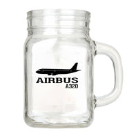 Thumbnail for Airbus A320 Printed Designed Cocktail Glasses