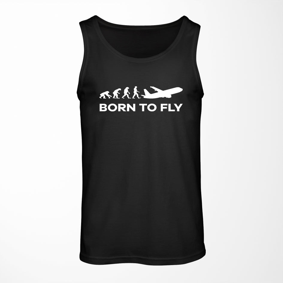 Born To Fly Designed Tank Tops