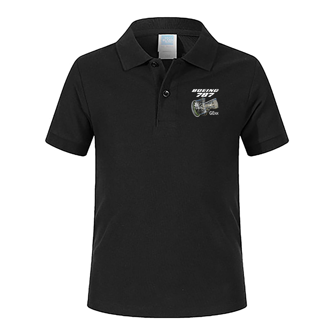 Boeing 787 & GENX Engine Designed Children Polo T-Shirts