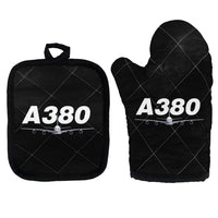 Thumbnail for Super Airbus A380 Designed Kitchen Glove & Holder