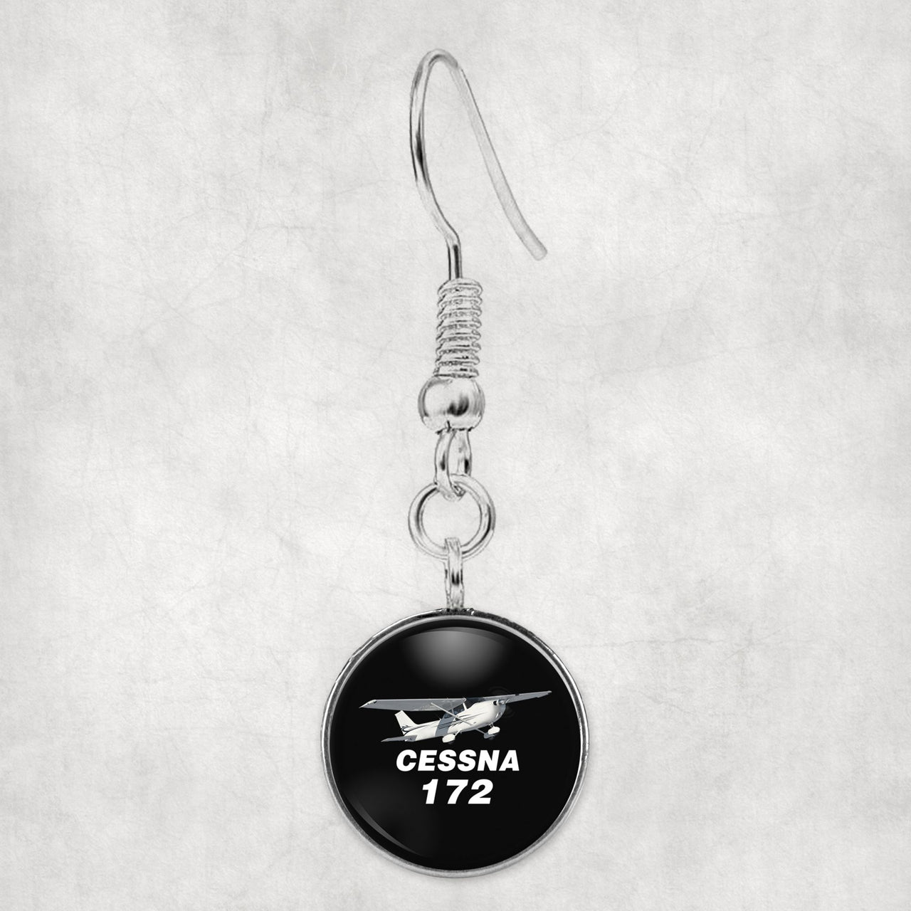 The Cessna 172 Designed Earrings