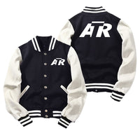 Thumbnail for ATR & Text Designed Baseball Style Jackets