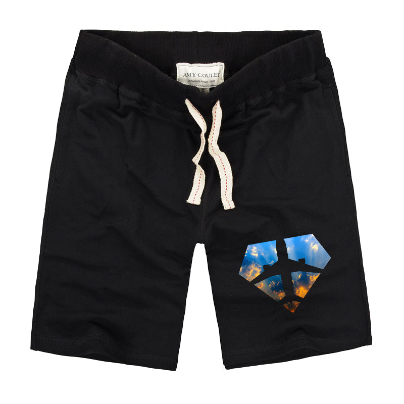 Supermen of The Skies (Sunrise) Designed Cotton Shorts