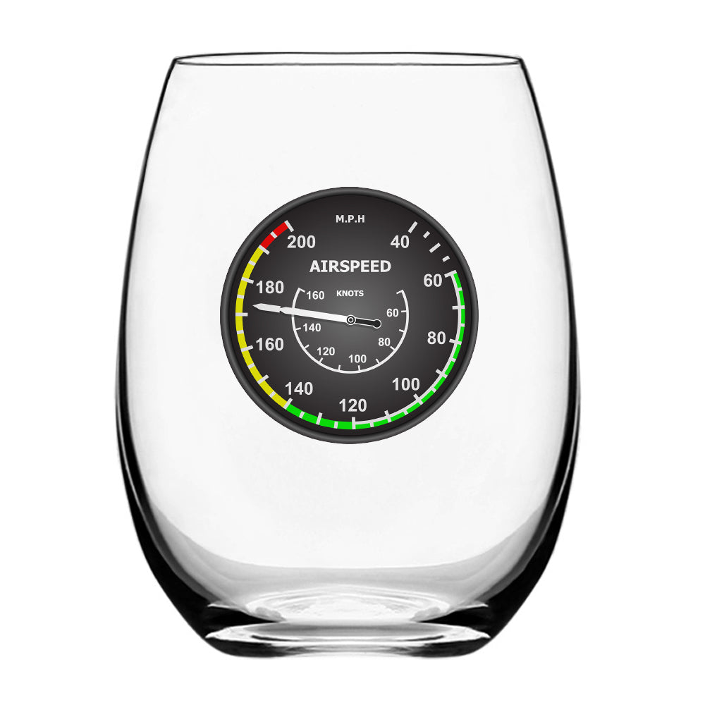 Airspeed 2 Designed Beer & Water Glasses