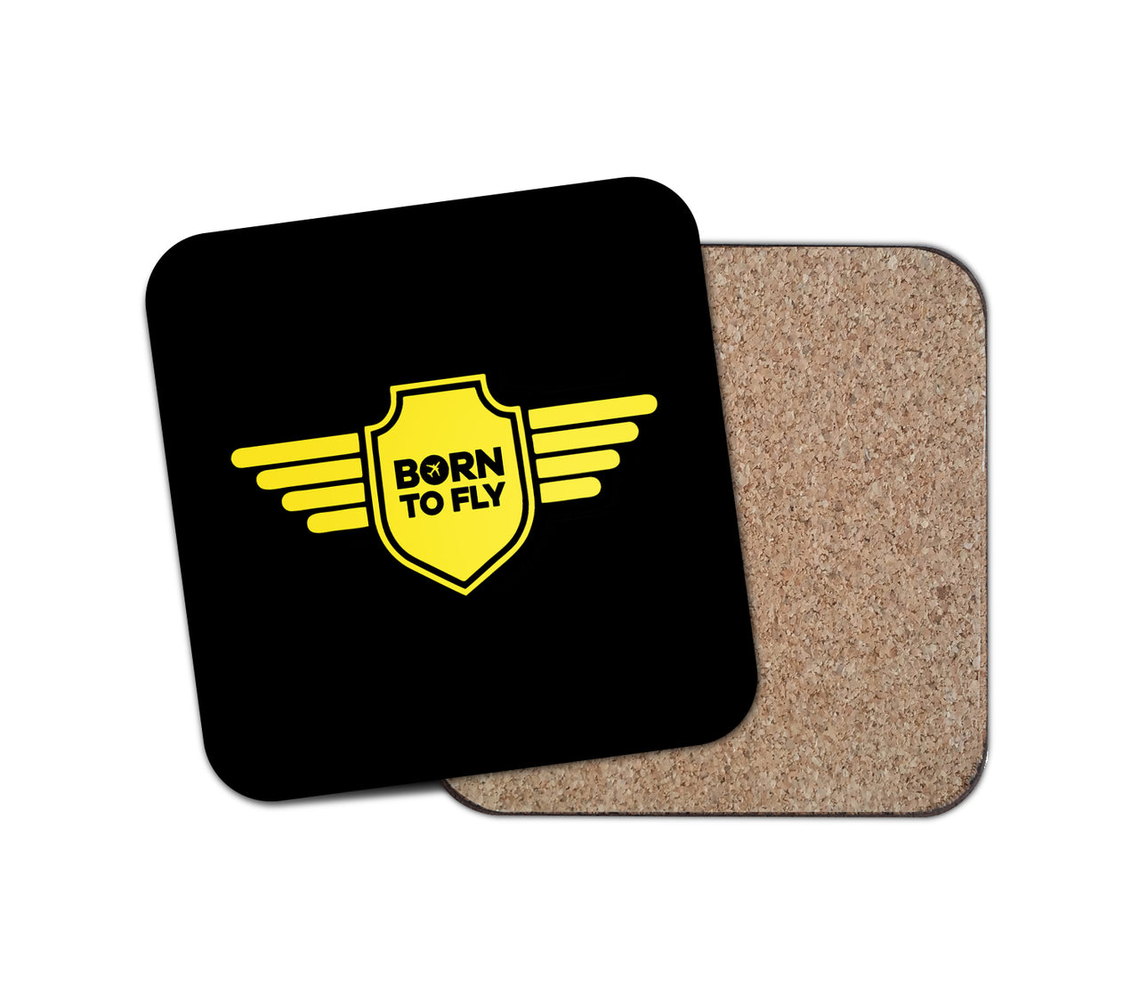 Born To Fly & Badge Designed Coasters