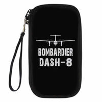 Thumbnail for Bombardier Dash-8 & Plane Designed Travel Cases & Wallets