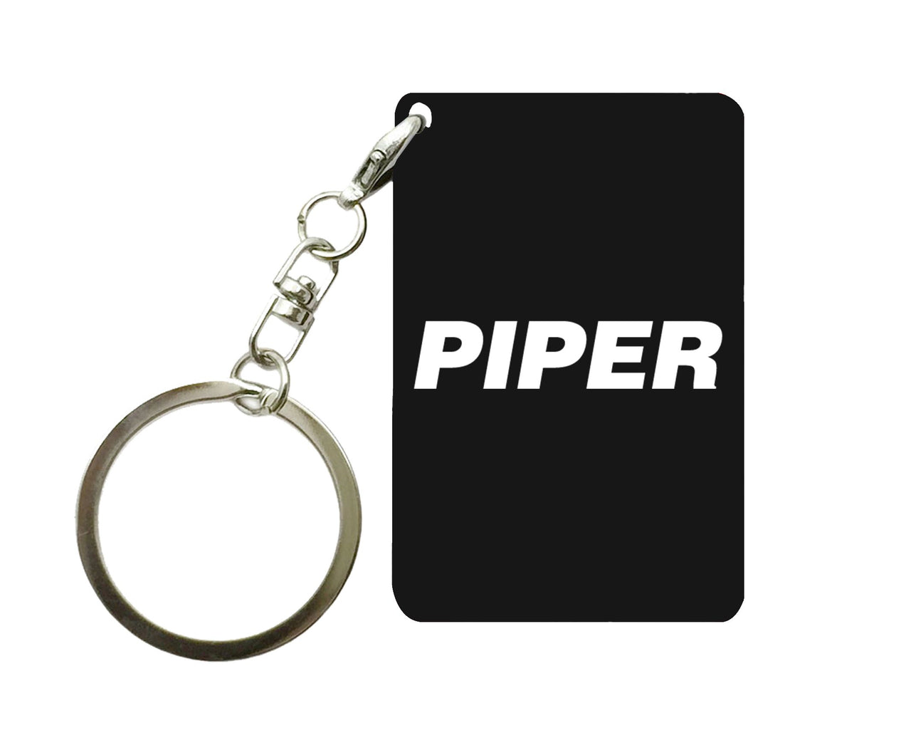 Piper & Text Designed Key Chains