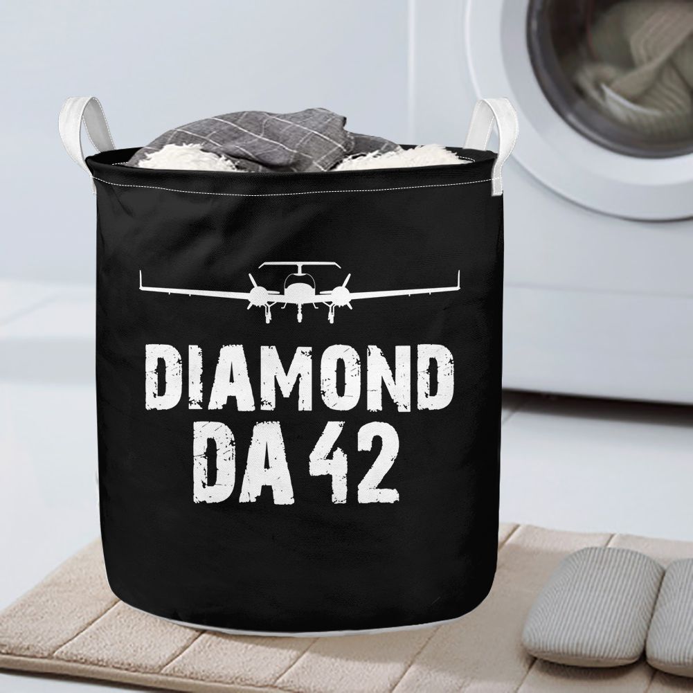 Diamond DA42 & Plane Designed Laundry Baskets