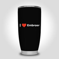 Thumbnail for I Love Embraer Designed Tumbler Travel Mugs
