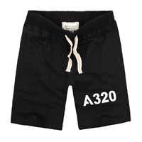 Thumbnail for A320 Flat Text Designed Cotton Shorts