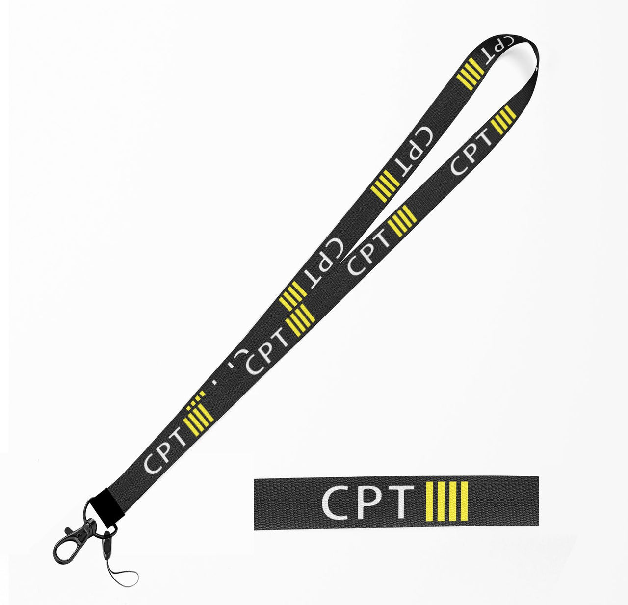 CPT & 4 Lines Designed Lanyard & ID Holders