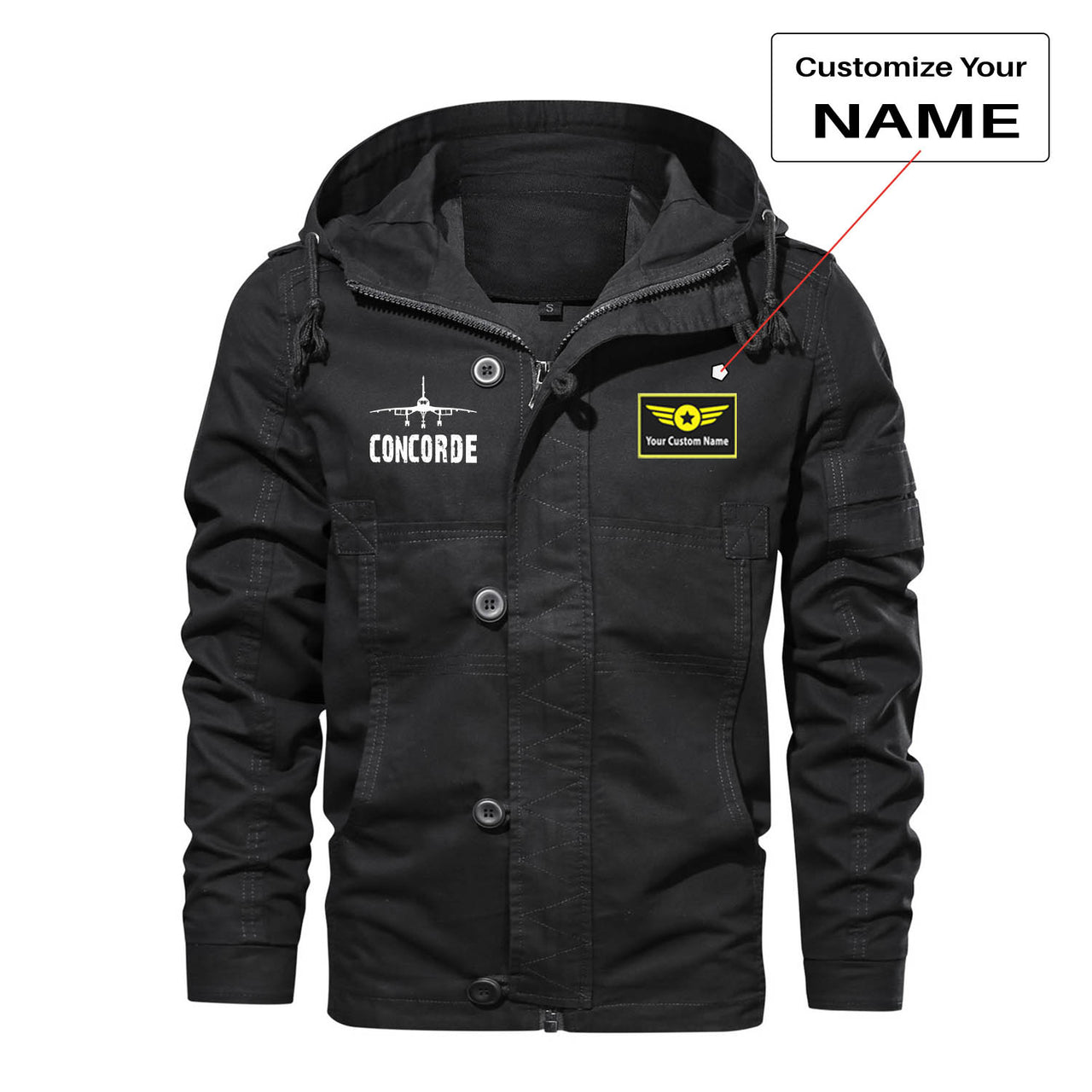 Concorde & Plane Designed Cotton Jackets