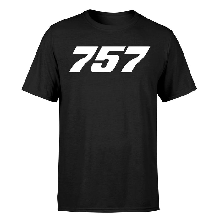 757 Flat Text Designed T-Shirts