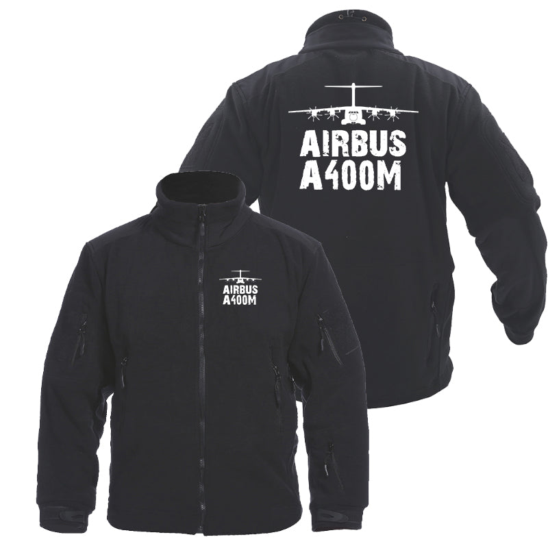 Airbus A400M & Plane Designed Fleece Military Jackets (Customizable)