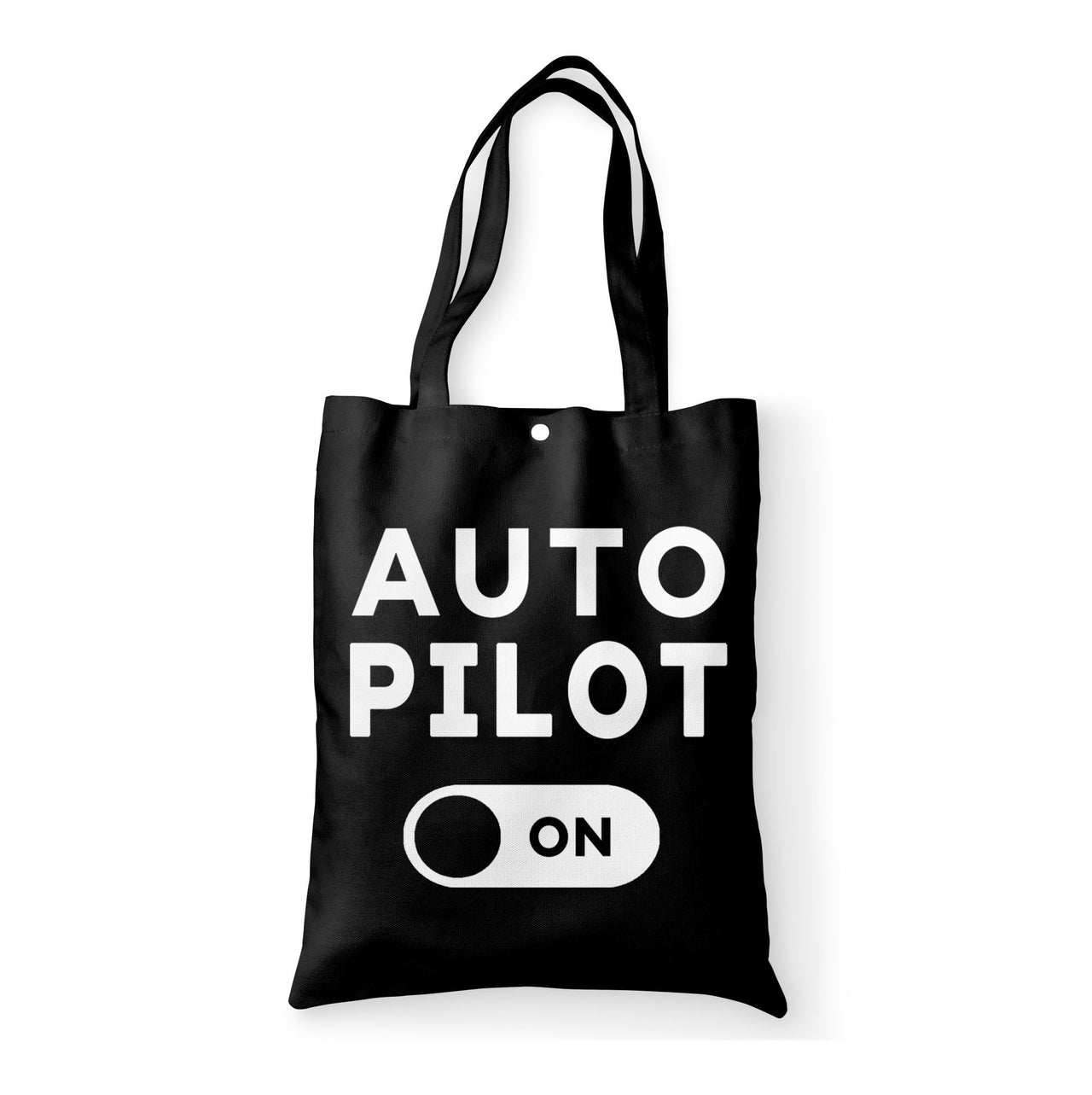 Auto Pilot ON Designed Tote Bags