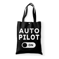 Thumbnail for Auto Pilot ON Designed Tote Bags