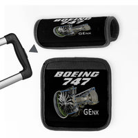 Thumbnail for Boeing 747 & GENX Engine Designed Neoprene Luggage Handle Covers