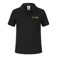 Thumbnail for CPT & 4 Lines Designed Children Polo T-Shirts