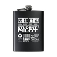 Thumbnail for Student Pilot Label Designed Stainless Steel Hip Flasks