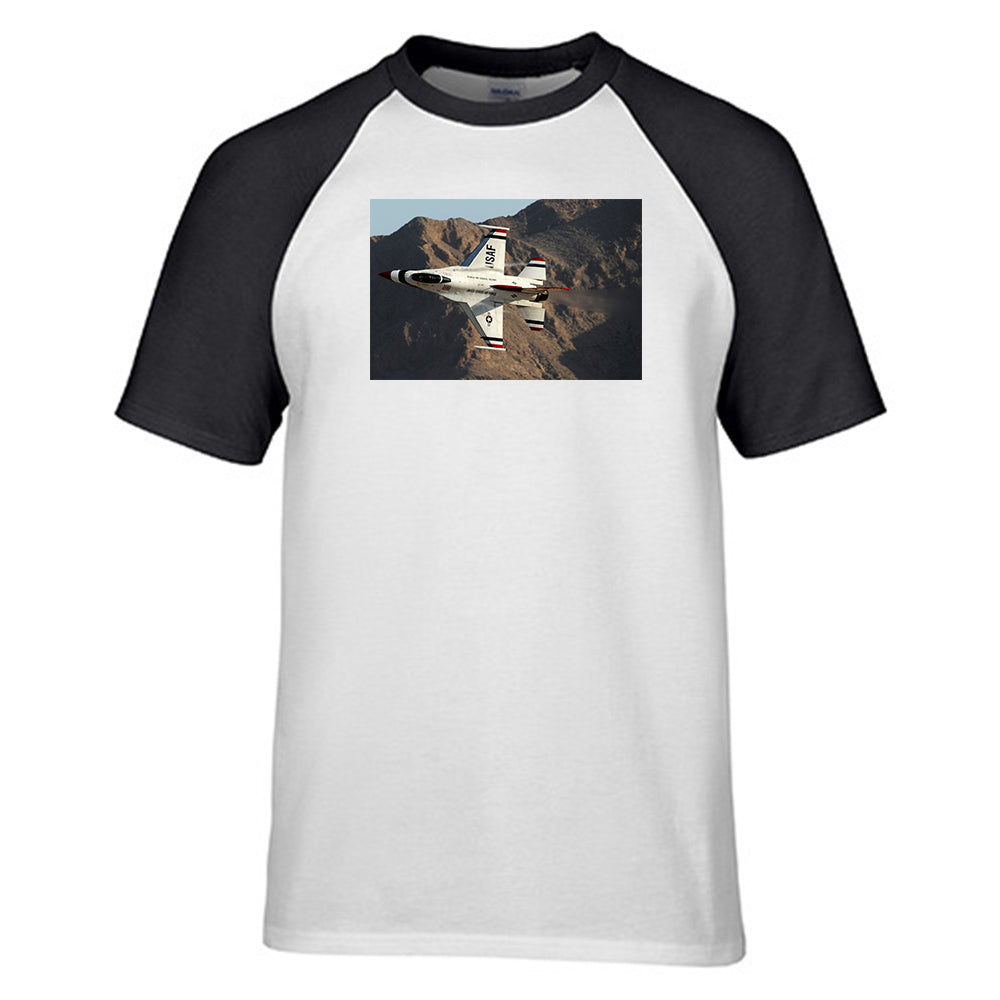 Amazing Show by Fighter Jet 16 Designed Raglan T-Shirts