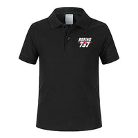 Thumbnail for Amazing Boeing 737 Designed Children Polo T-Shirts