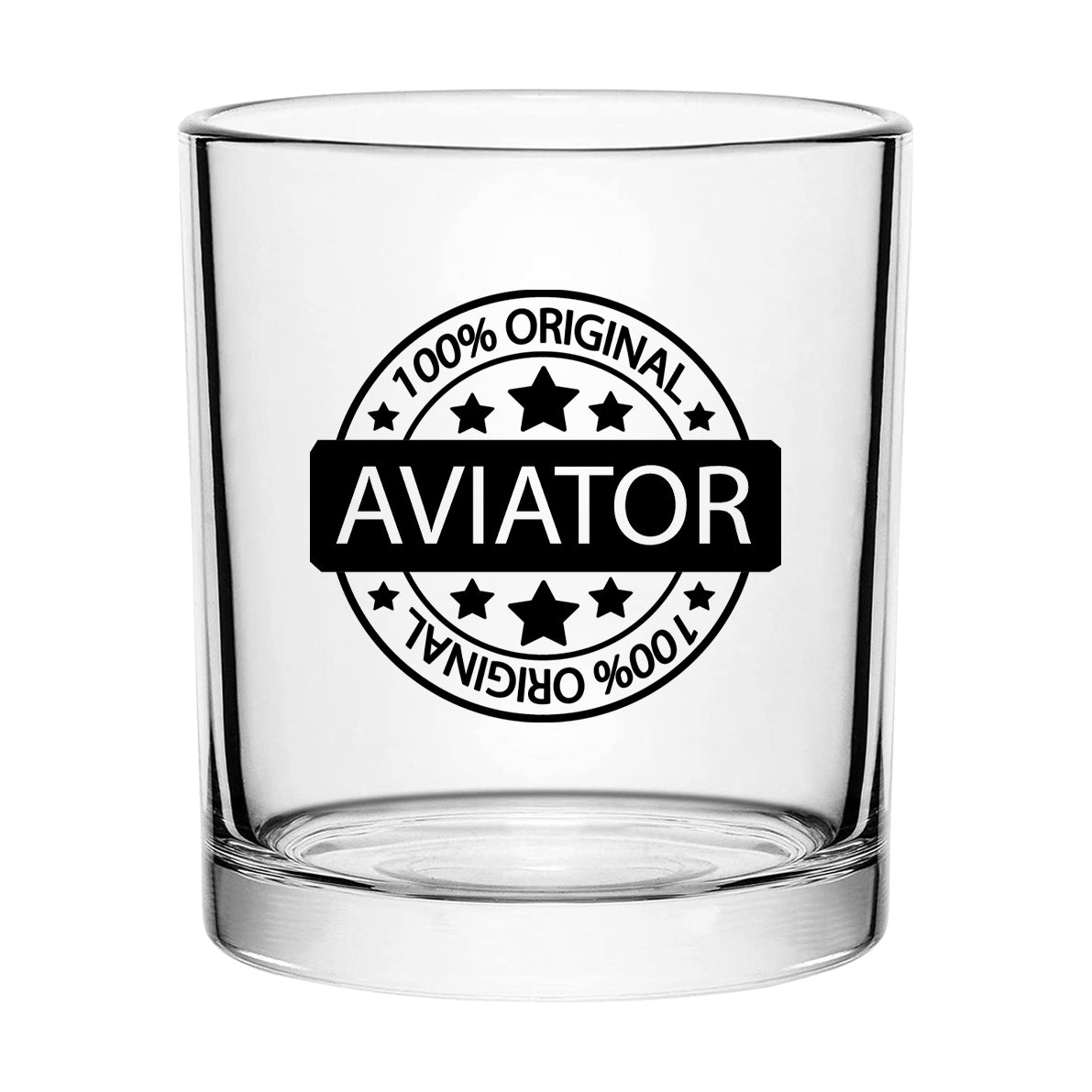 %100 Original Aviator Designed Special Whiskey Glasses