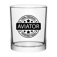 Thumbnail for %100 Original Aviator Designed Special Whiskey Glasses