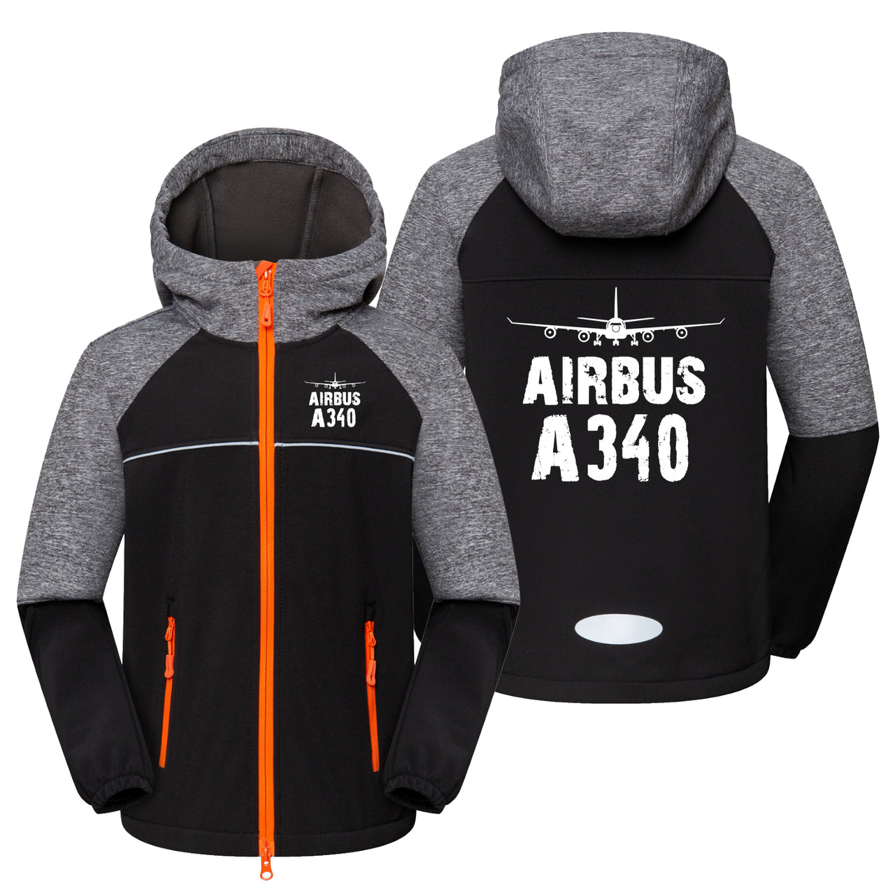 Airbus A340 & Plane Designed Children Polar Style Jackets