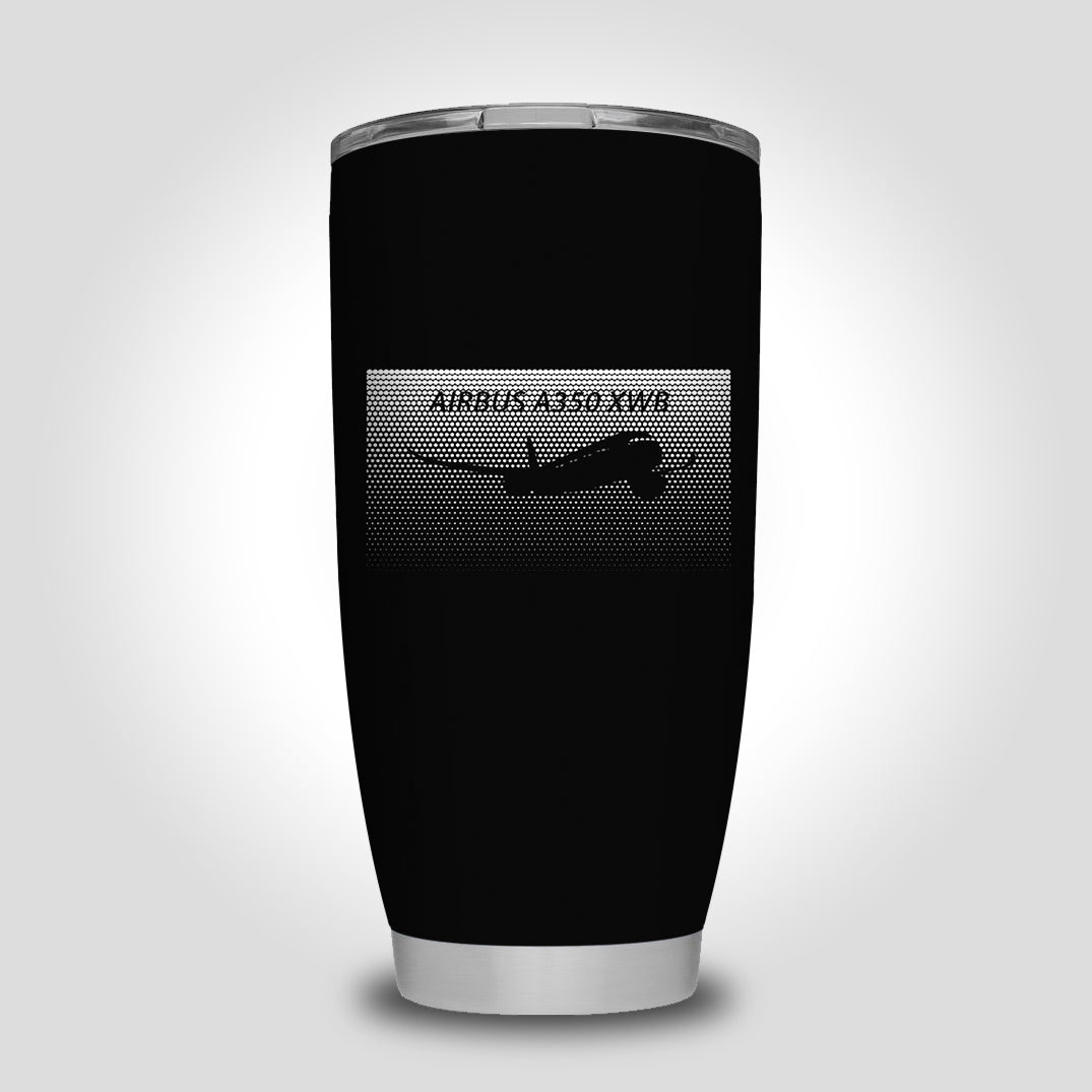 Airbus A350XWB & Dots Designed Tumbler Travel Mugs