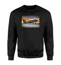 Thumbnail for Old Airplane Parked During Sunset Designed Sweatshirts
