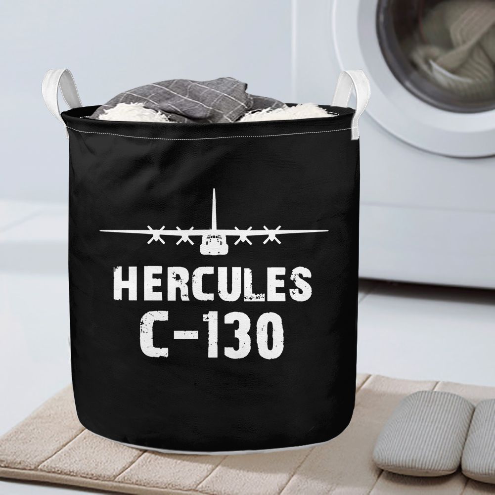 Hercules C-130 & Plane Designed Laundry Baskets