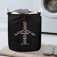 Thumbnail for Airplane Shape Aviation Alphabet Designed Laundry Baskets