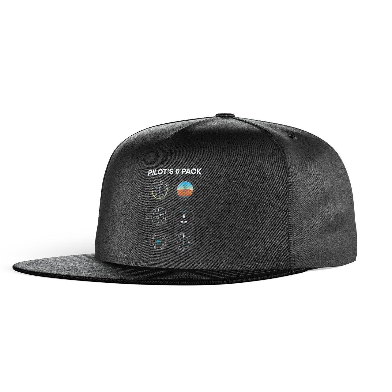 Pilot's 6 Pack Designed Snapback Caps & Hats
