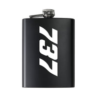Thumbnail for Boeing 737 Text Designed Stainless Steel Hip Flasks
