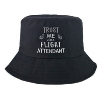 Thumbnail for Trust Me I'm a Flight Attendant Designed Summer & Stylish Hats