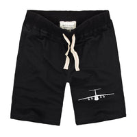 Thumbnail for Ilyushin IL-76 Silhouette Designed Cotton Shorts