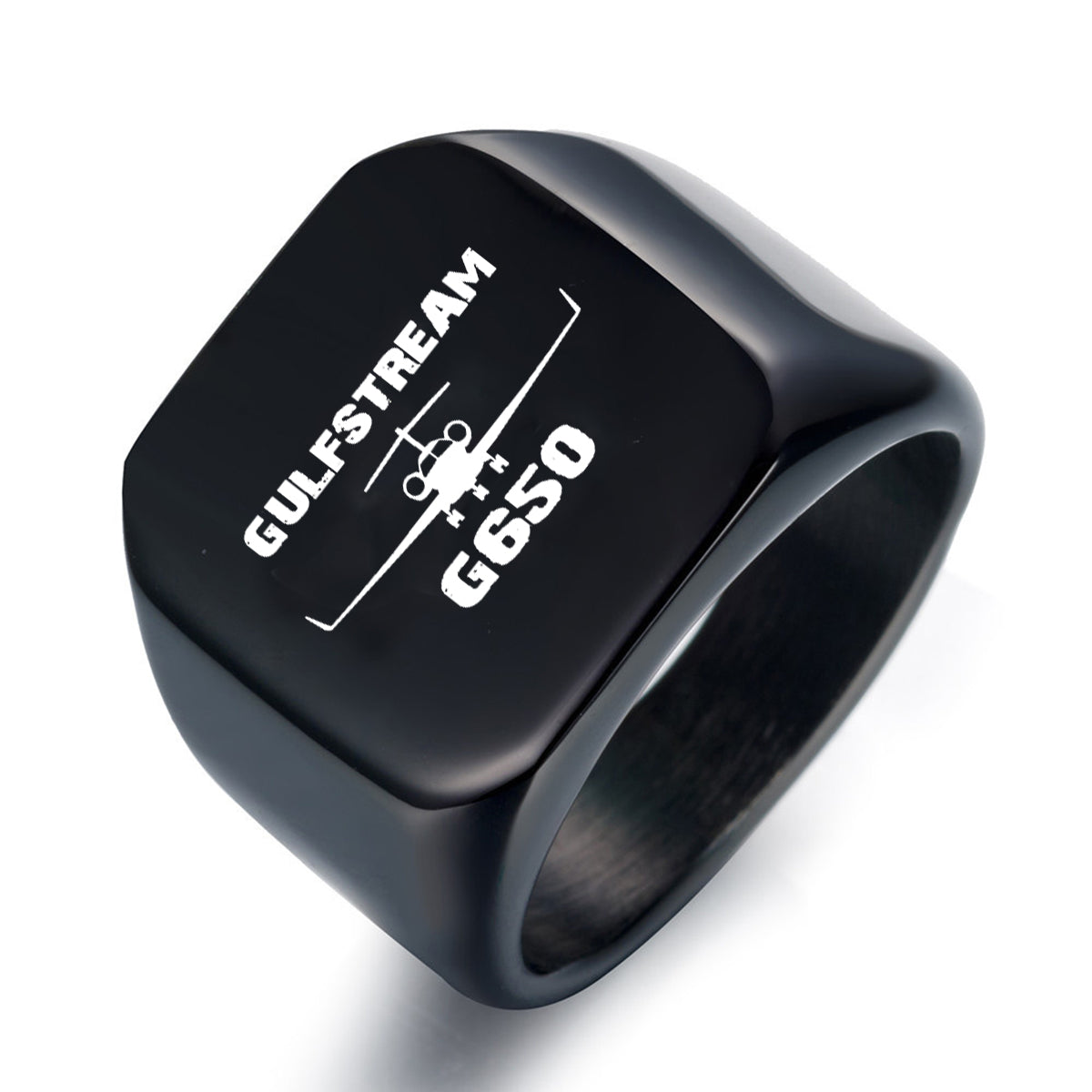 Gulfstream G650 & Plane Designed Men Rings