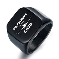 Thumbnail for Gulfstream G650 & Plane Designed Men Rings