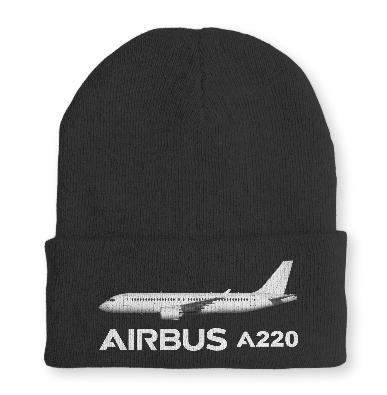 The Airbus A220 Embroidered Beanies