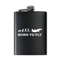 Thumbnail for Born To Fly Military Designed Stainless Steel Hip Flasks