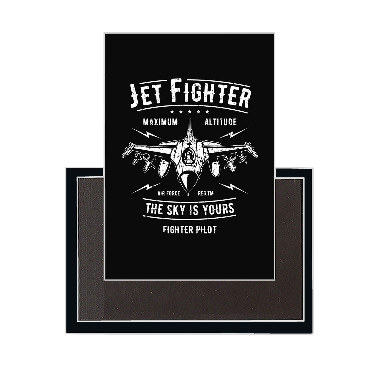 Jet Fighter - The Sky is Yours Designed Magnets