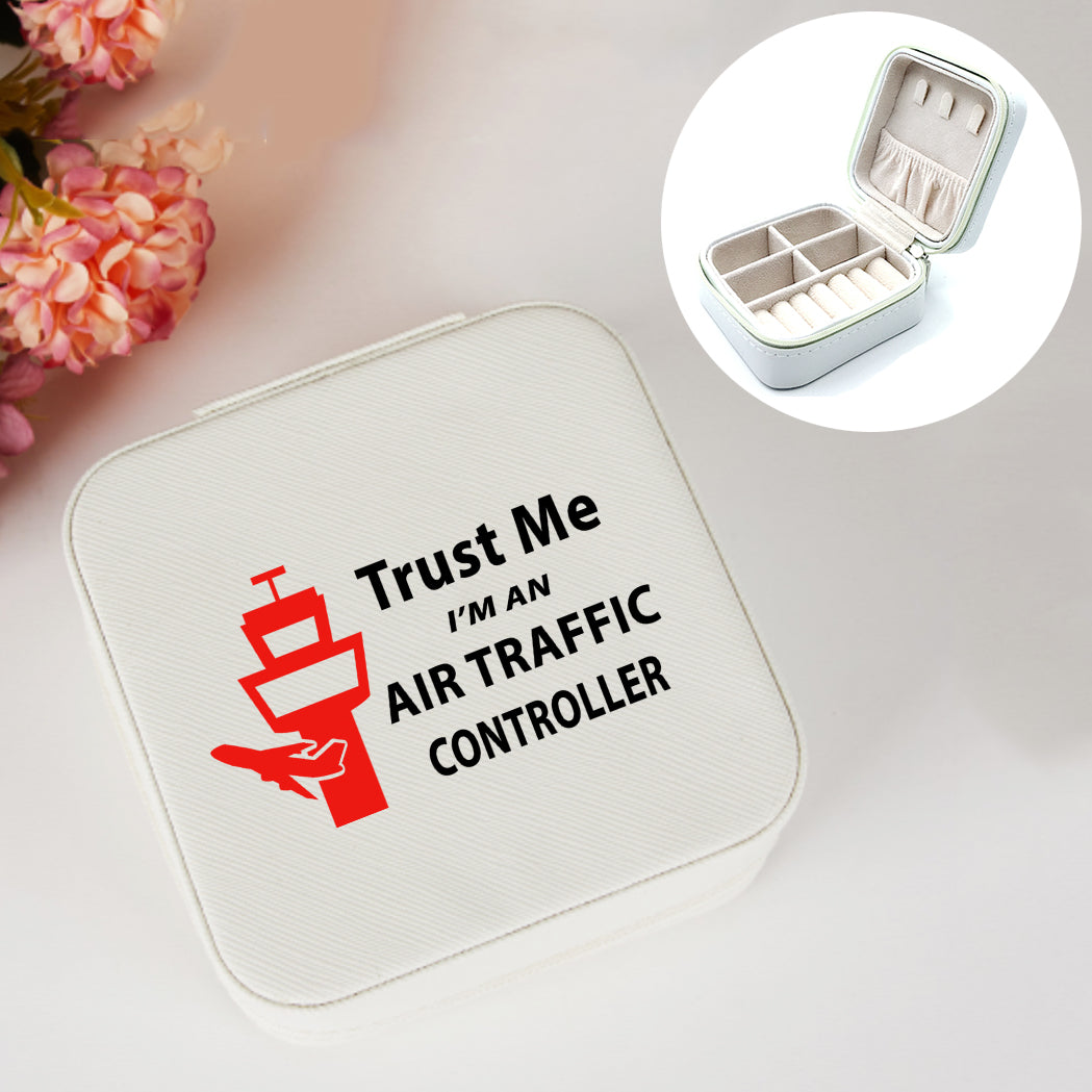 Trust Me I'm an Air Traffic Controller Designed Leather Jewelry Boxes